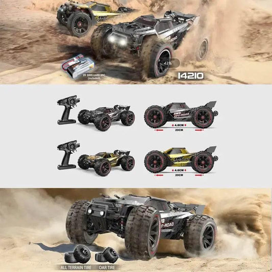 RC MJX 14209 14210: 1/14 Scale 4WD Brushless RC Drift Truck for Kids - ToylandEU™