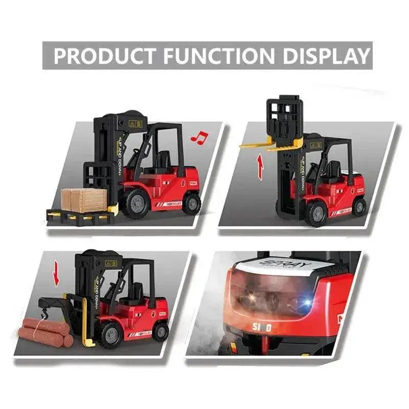 RC Ultimate 11-Channel Dual Function RC Forklift & Crane Truck Toy - Designed for Adventure - ToylandEU™