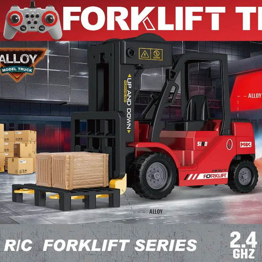 RC Ultimate 11-Channel Dual Function RC Forklift & Crane Truck Toy - Designed for Adventure - ToylandEU