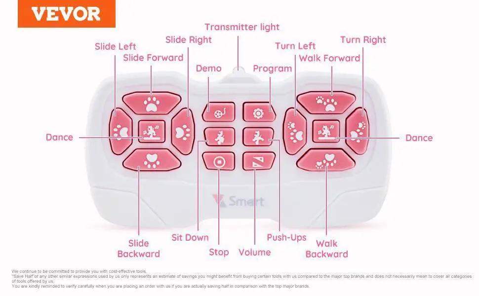 RC VEVOR Programmable Remote Control Cat Robot with Voice Commands and Touch-Sense Music - Fun Stunt Toy for Kids 3-6 Years - ToylandEU™
