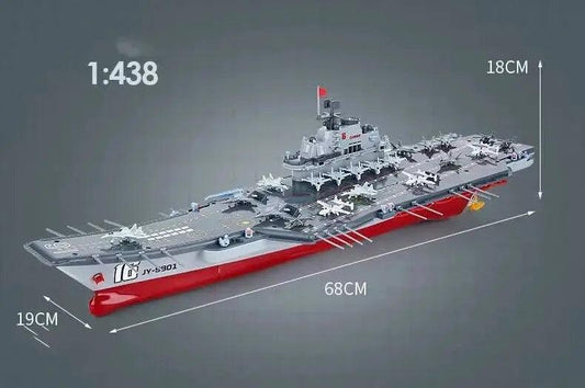 RC Warship Aircraft Carrier Boat Battery Powered Hull - ToylandEU™