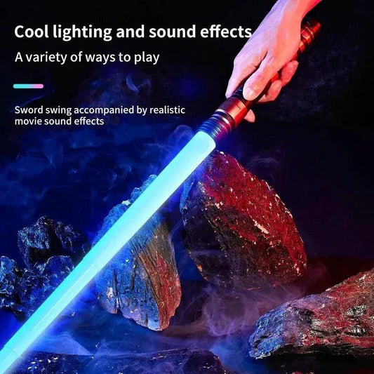 RGB Lightsaber For Kids 75cm Red Blue Laser Sword Toy - ToylandEU™