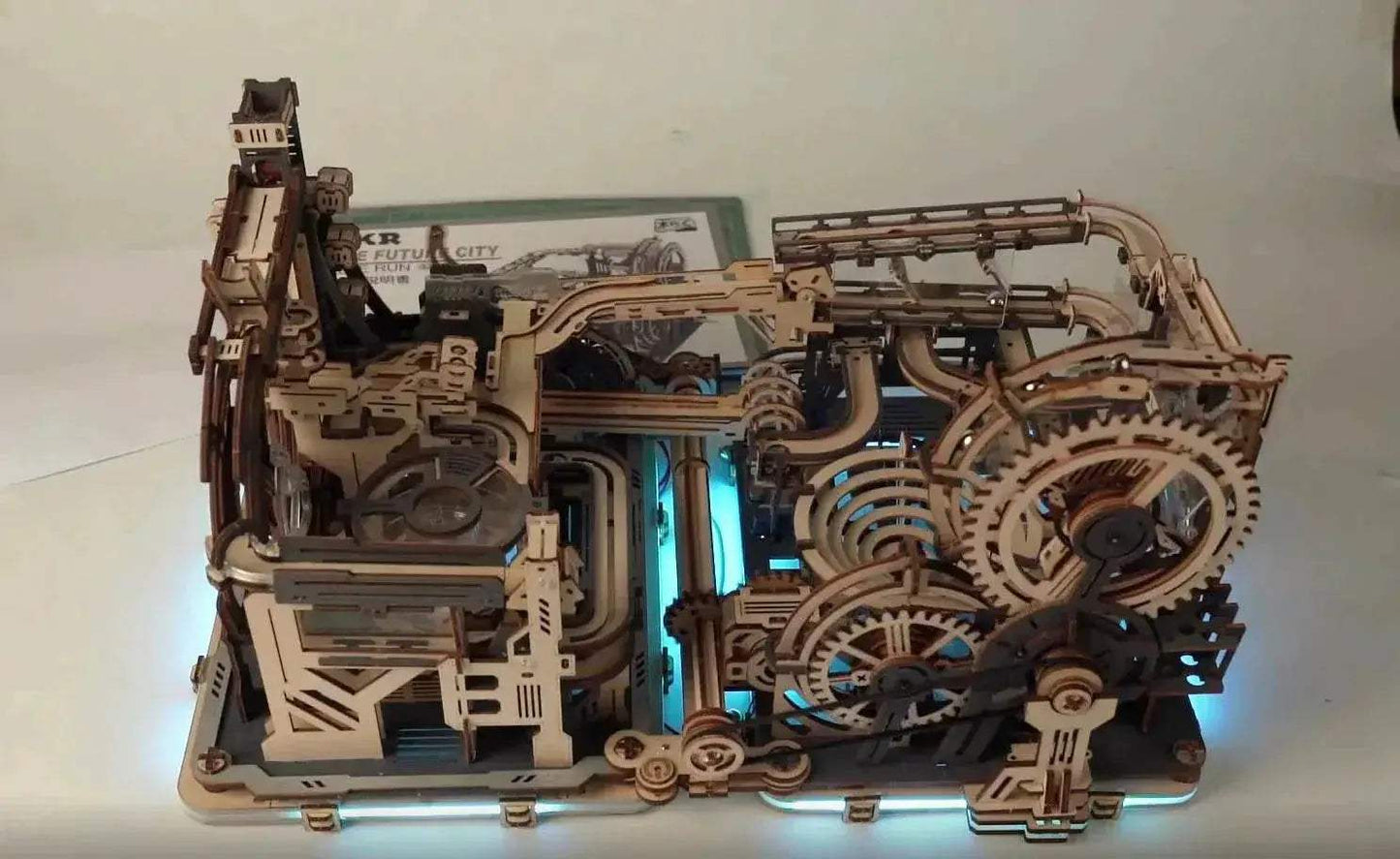 ROBOTIME Rokr Electric Marble Run with Light 3D Puzzle Toys 3D Puzzle - ToylandEU