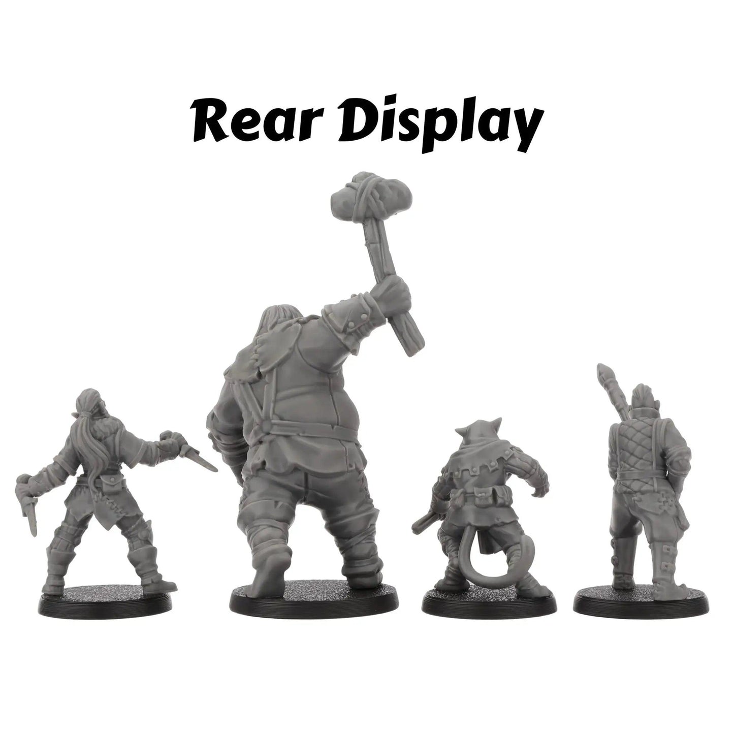 RPG Bandit Miniatures Set Of 4 For TTRPG Campaigns - ToylandEU™