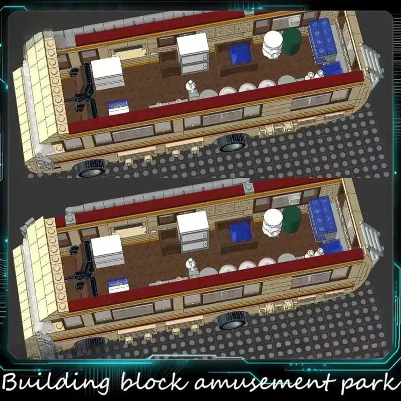 RV Adventure Car Model Building Blocks Educational Toy Set - ToylandEU™