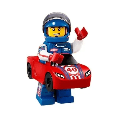 Race Car Minifigure Collector Affordable ABS Plastic - ToylandEU™