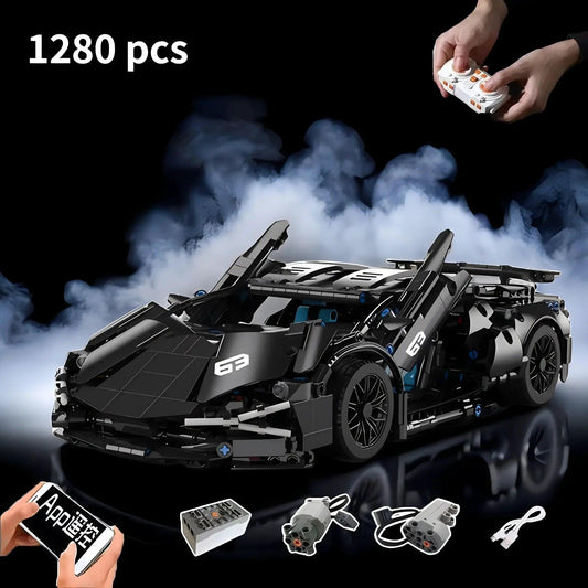 Racing Car Building Blocks Kit Remote RC For Adults - ToylandEU™