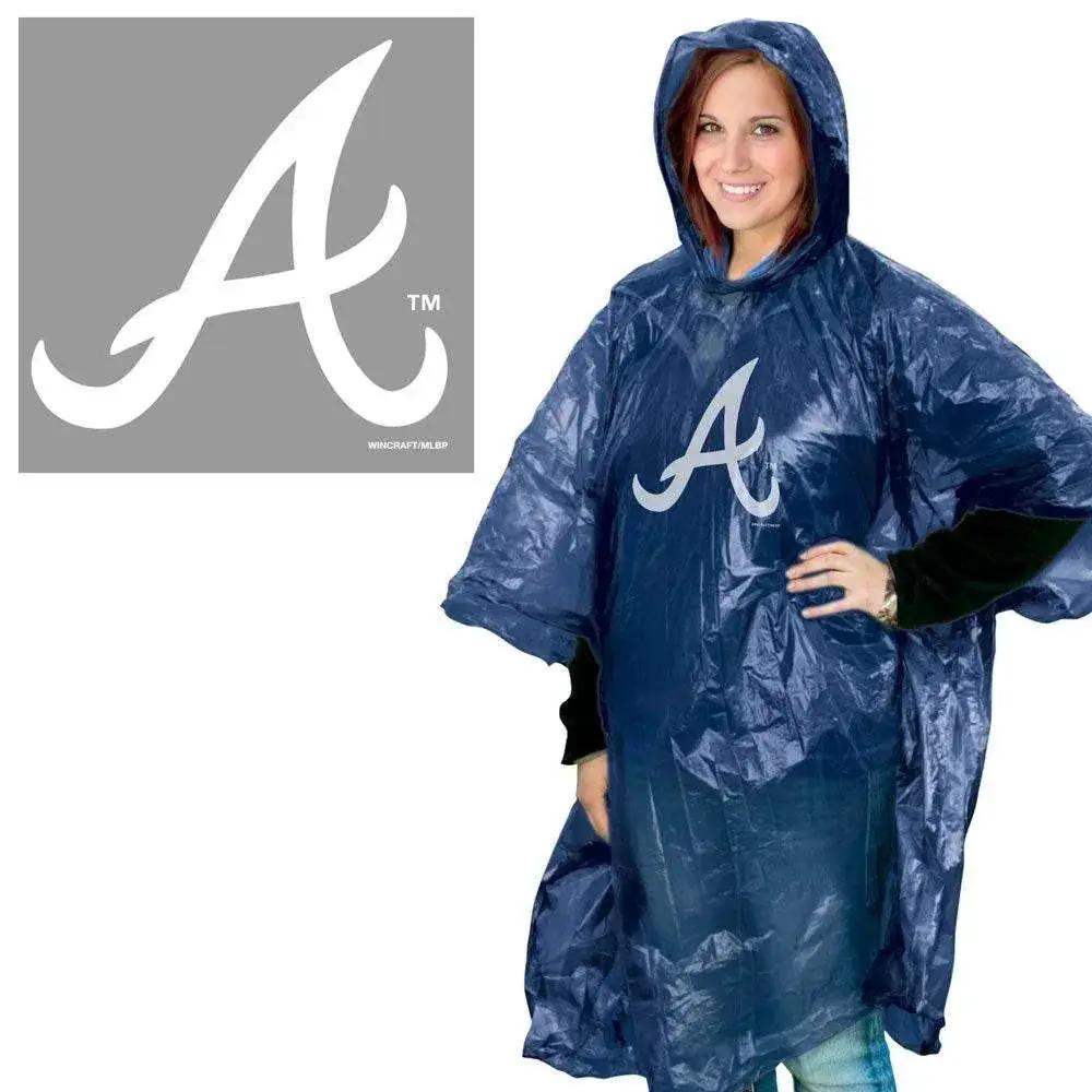 Atlanta Braves Rain Poncho Lightweight One Size Fits Most - ToylandEU™