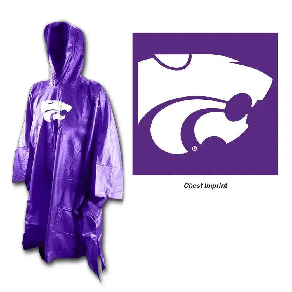 Kansas State Wildcats Rain Poncho Lightweight One Size - ToylandEU™