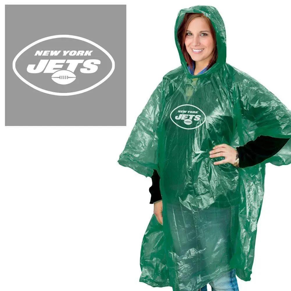 New York Jets Rain Poncho One Size Lightweight Pull Over - ToylandEU™