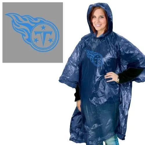 Tennessee Titans Rain Poncho One Size Fits Most Lightweight - ToylandEU™
