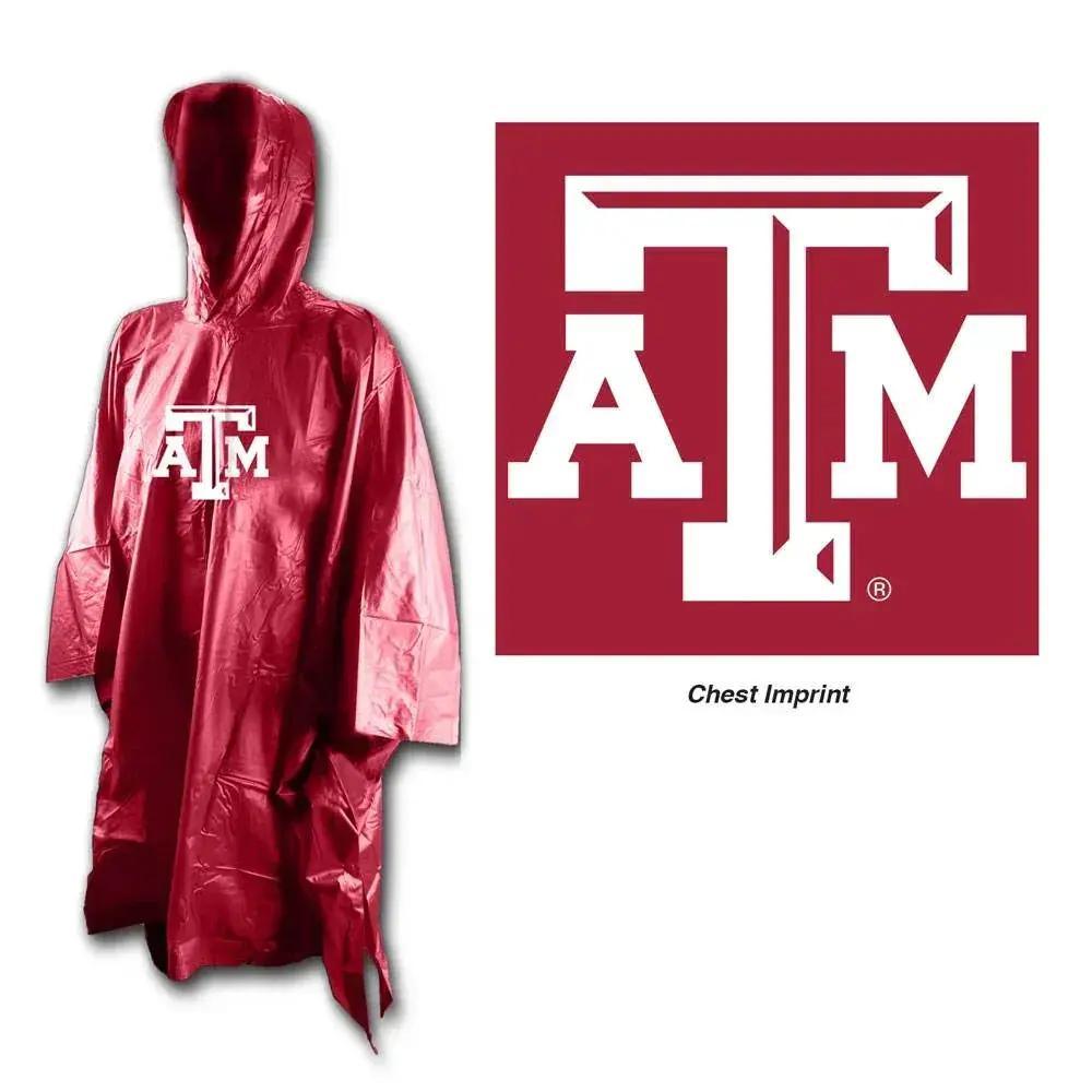 Texas A M Aggies Rain Poncho Lightweight One Size Fits Most - ToylandEU™