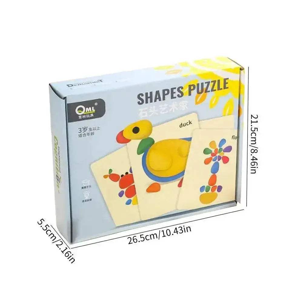 Colorful Rainbow Pebbles: Stacking Toys for Montessori Learning Fun - ToylandEU