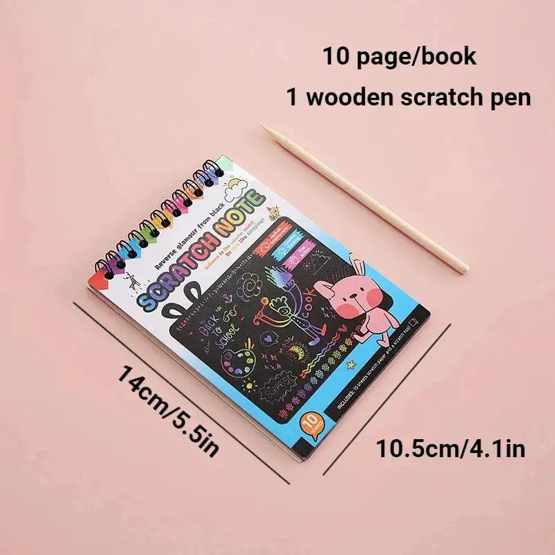 Rainbow Scratch Off Paper For Kids Premium Toy - ToylandEU™