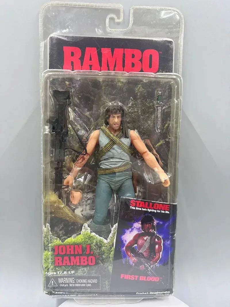 Rambo First Blood Action Figure Articulated 7 Inch Soldier - ToylandEU