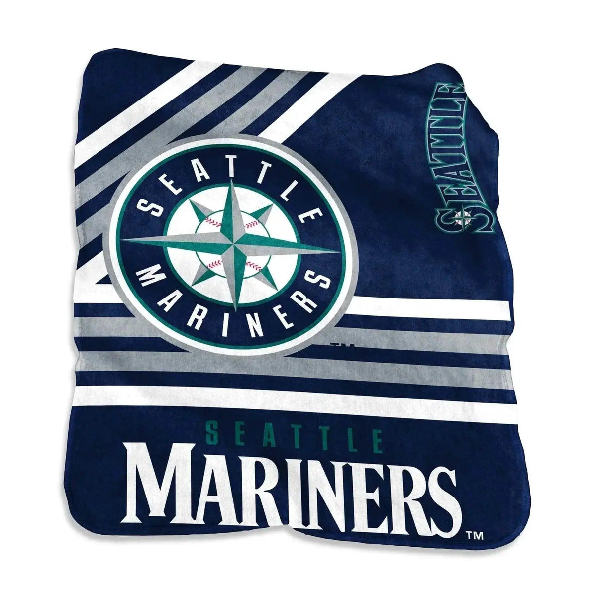 Seattle Mariners Raschel Throw Blanket 50X60 Ultra Soft - ToylandEU™