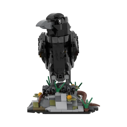Raven Building Blocks Kit Lego Compatible STEM Bird Ornament - ToylandEU™