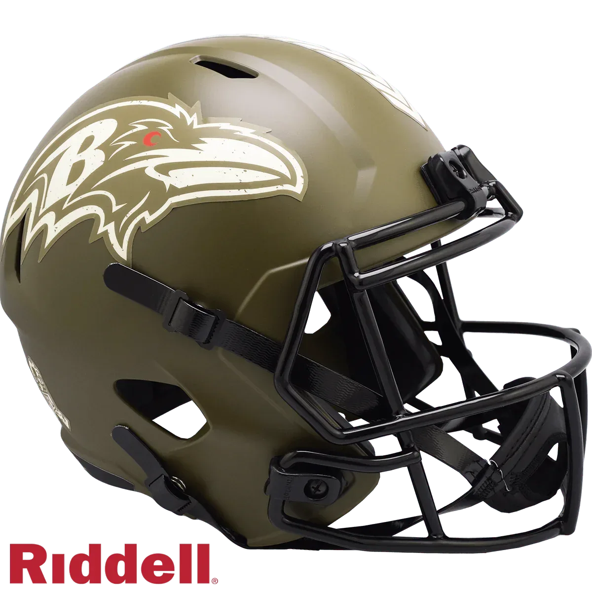 Ravens Riddell Replica Full Size Salute To Service Helmet - ToylandEU
