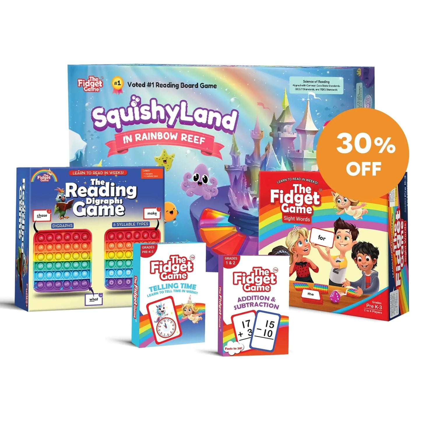 Reading Digraphs Game For Phonics Fluency And Comprehension - The Fidget Games