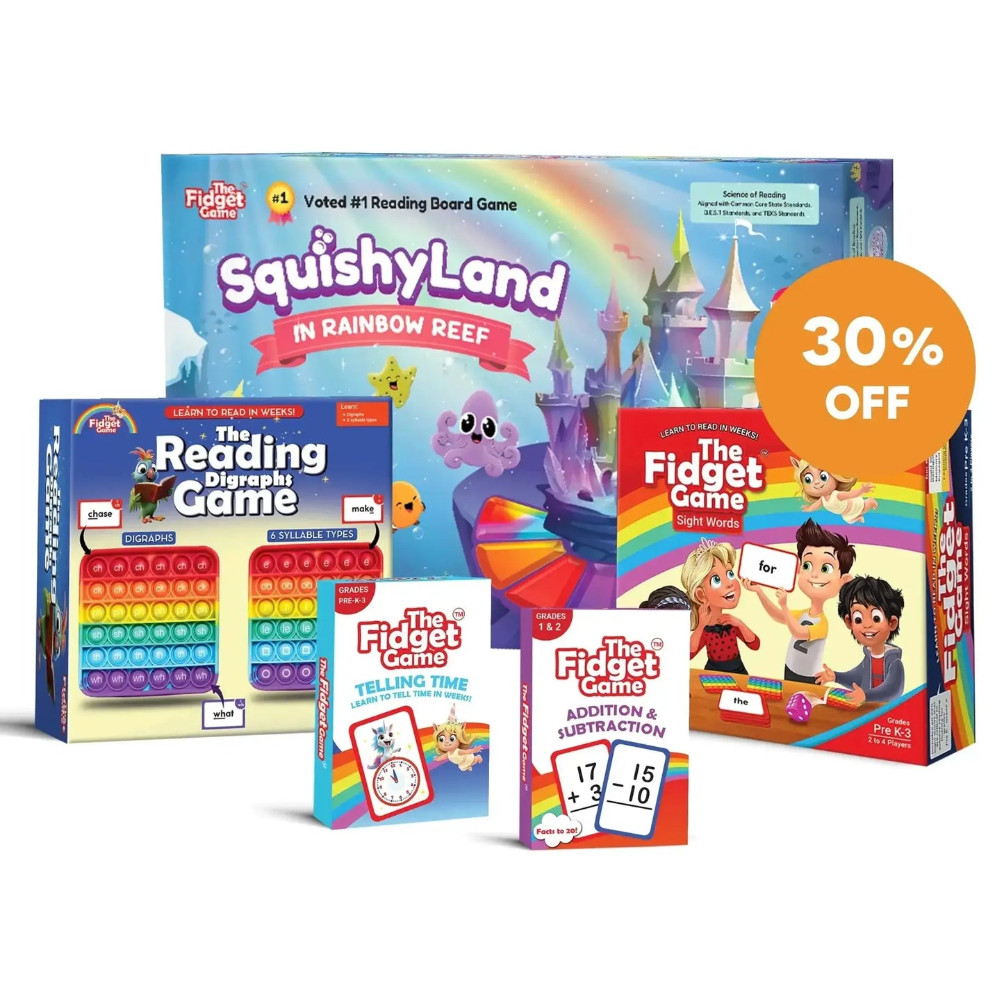 Reading Digraphs Game For Phonics Fluency And Comprehension - The Fidget Games