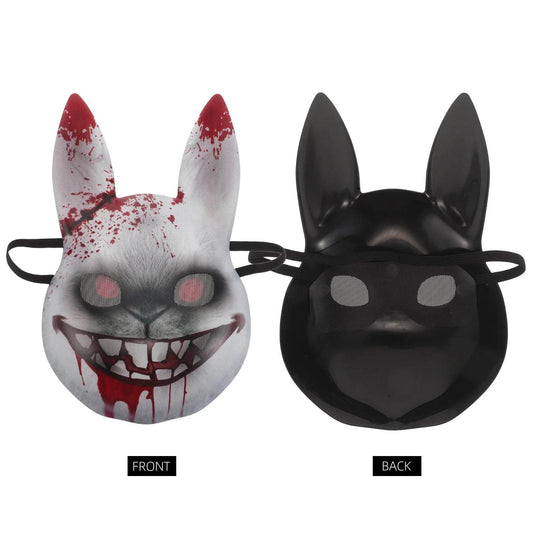 Realistic Anime Rabbit Mask Horror Themed Elastic Band Party - ToylandEU