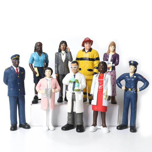 Realistic Career Figures With Multiple Professions For Kids - ToylandEU