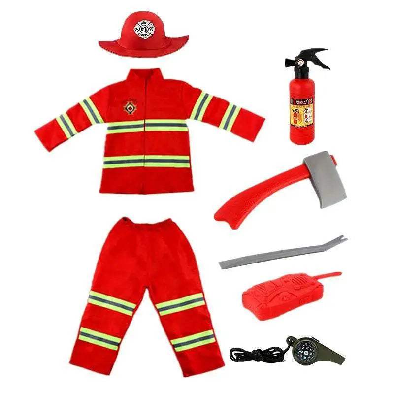Realistic Firefighter Costume 5pc Set Toyland EU - ToylandEU™