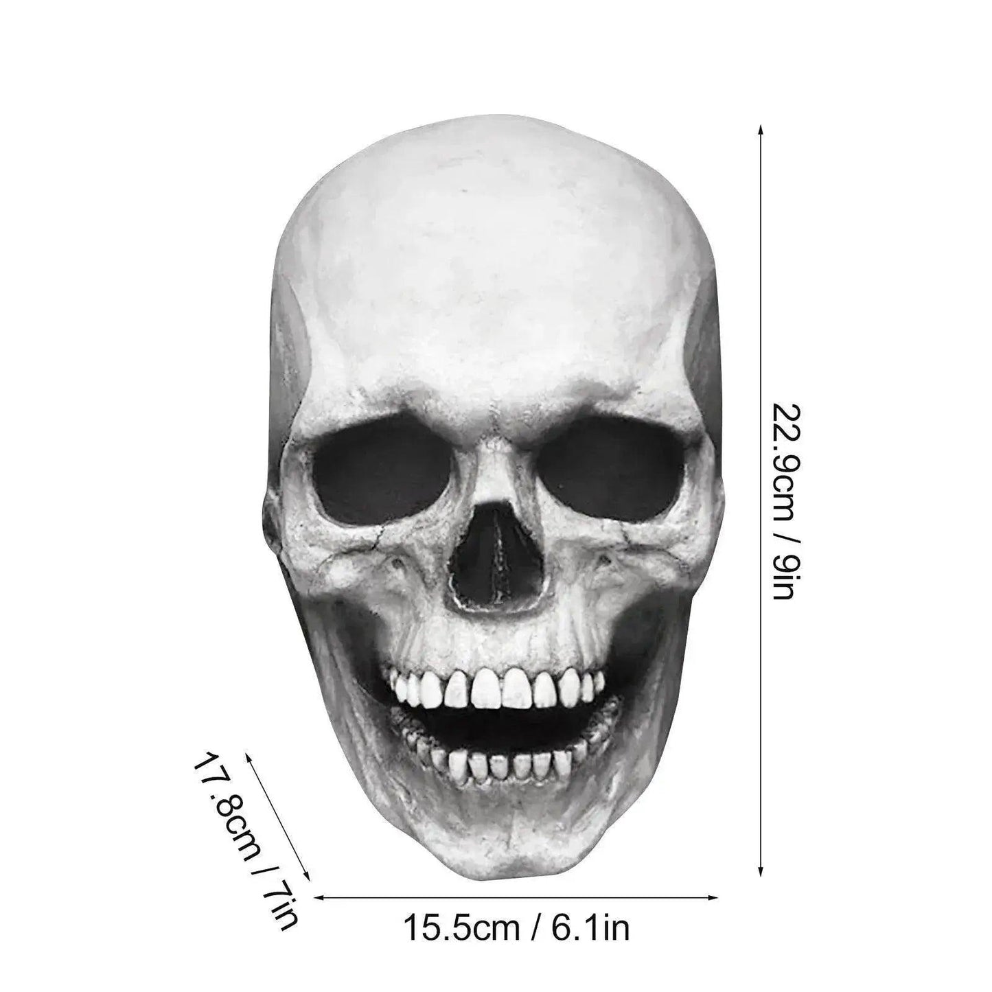 Realistic Full Head Mask With Moving Jaw Toyland EU - ToylandEU™