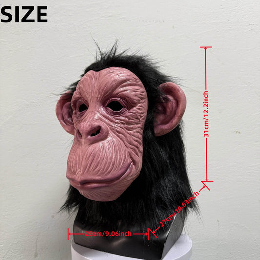 Realistic Gorilla Mask Big Ears For Halloween Cosplay - ToylandEU