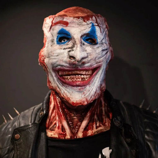 Realistic Latex Mask Movable Mouth Skeleton Joker For Adults - ToylandEU