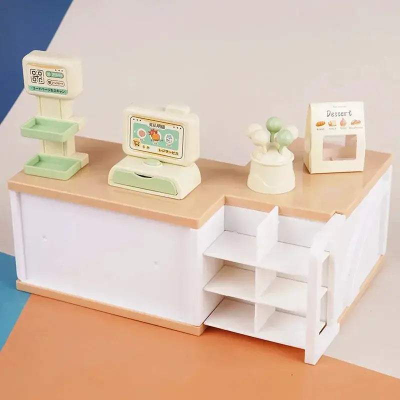 Realistic Mini Supermarket Cash Register Set With Interactive Checkout Counter For Kids - ToylandEU