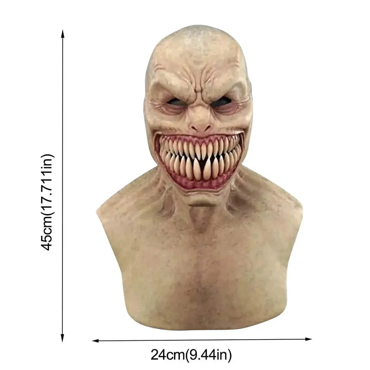 Realistic Ogre Mask 1Pc Full Face Latex Toyland EU - ToylandEU™