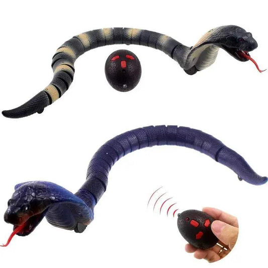 Realistic RC Snake Toy with Infrared Control for Kids Halloween Pranks - ToylandEU