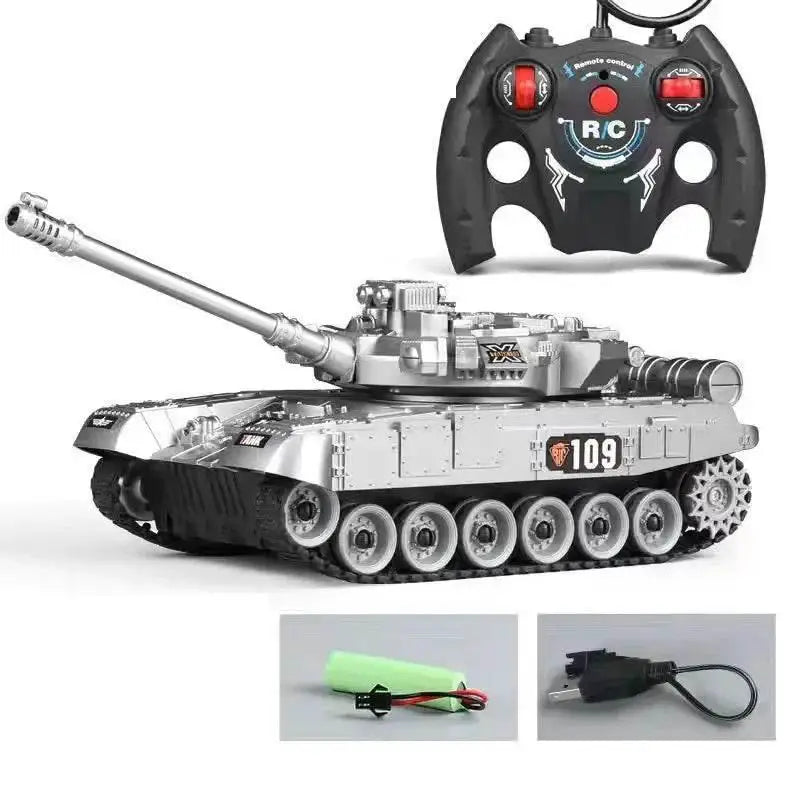 Realistic RC Tank OneThirtyScale Light Sound Battle For Kids - ToylandEU