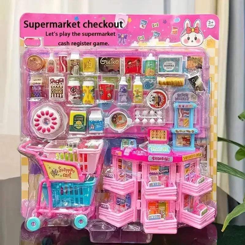 Realistic Vending Machine Play Set With Mini Drink Food Fruit Dispenser For Kids - ToylandEU