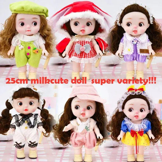 Reborn Baby Doll 25cm Cute Fat Cheeky Girl Gift Deluxe - ToylandEU™