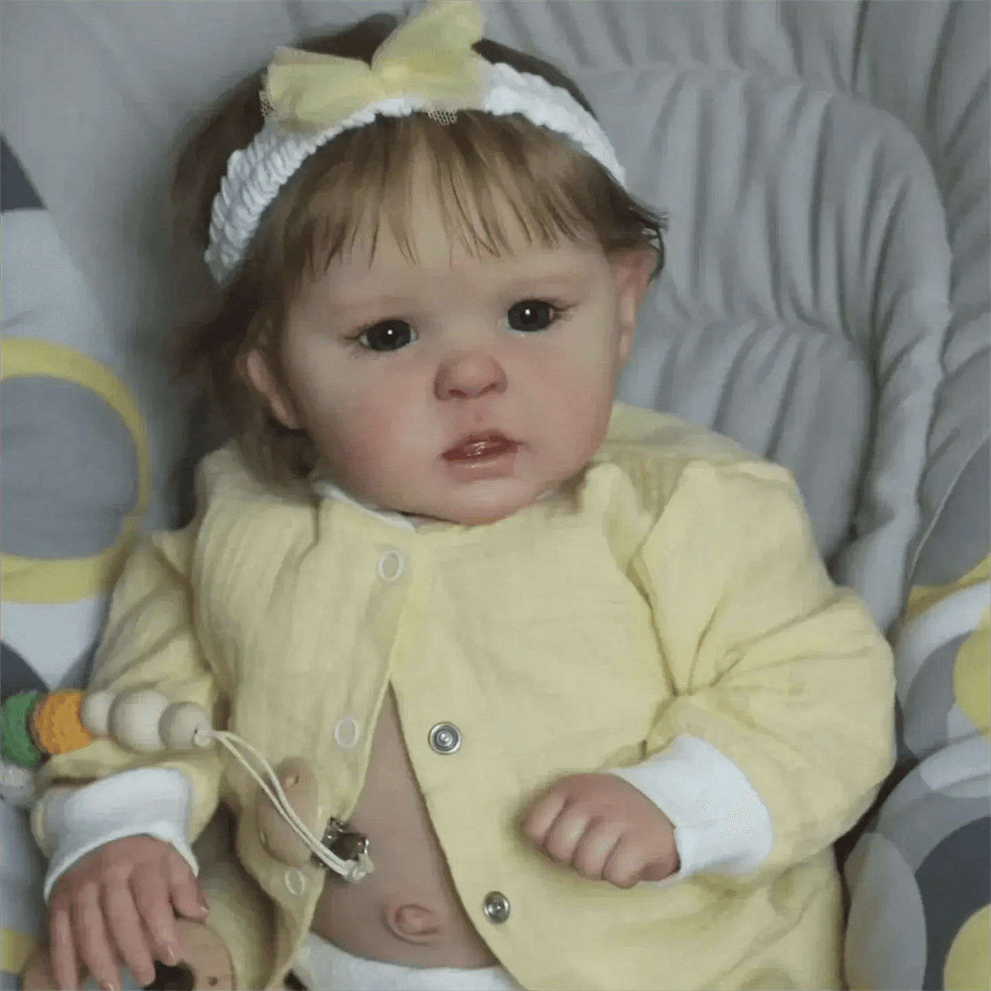 18 Inch Reborn Doll With Rooted Hair Soft Vinyl Premium - ToylandEU™