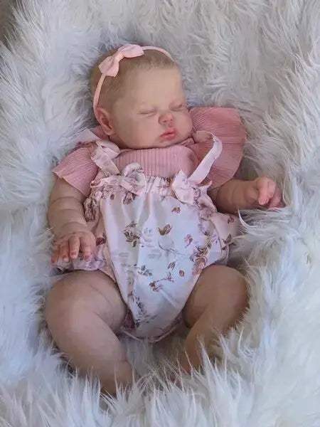 Reborn Doll Hand Painted Finish Soft Cloth Body 24 Inch - ToylandEU™