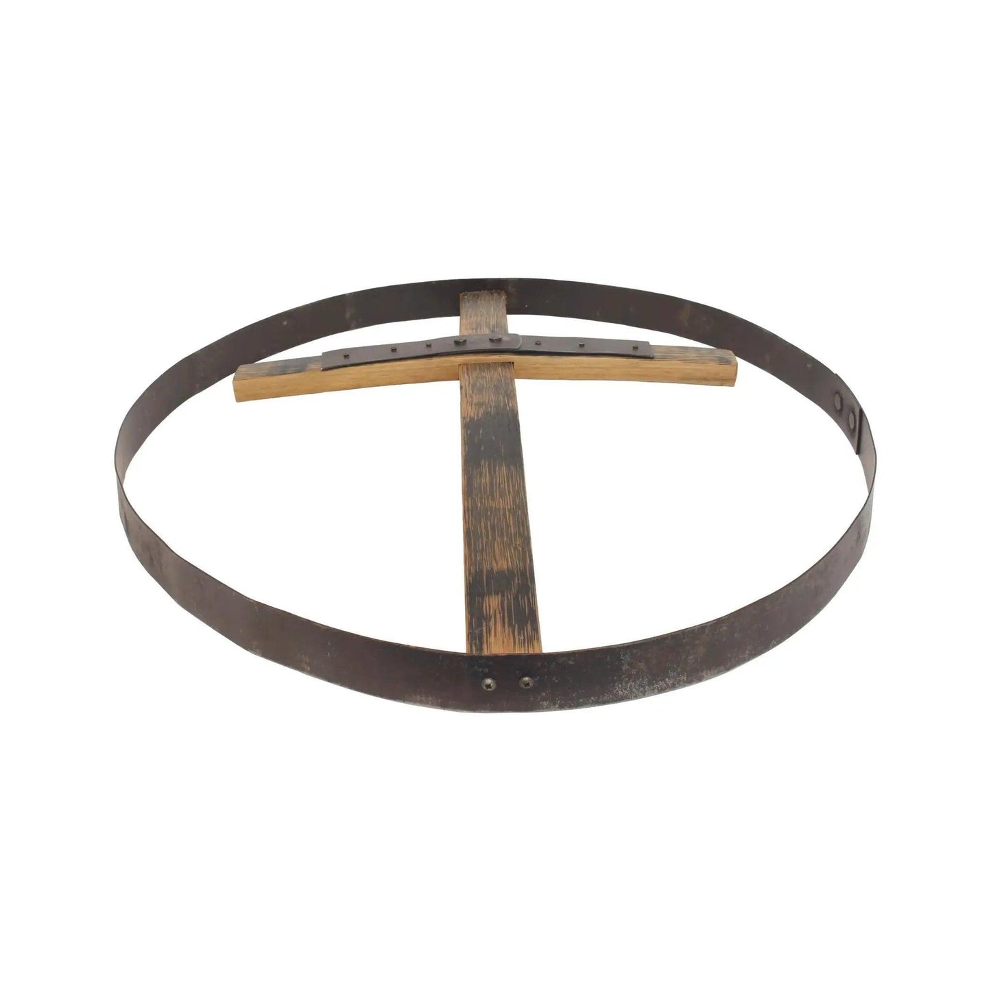 Reclaimed Barrel Cross Wall Art Handcrafted by Amish - ToylandEU™