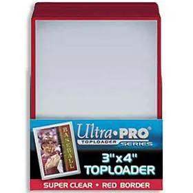 Red 3x4 Top Loaders Pack Of 25 For Cards And Photos - ToylandEU™