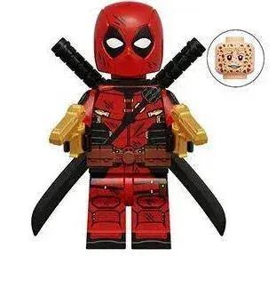 Red Mercenary Custom Minifig Lego Compatible Durable - ToylandEU™