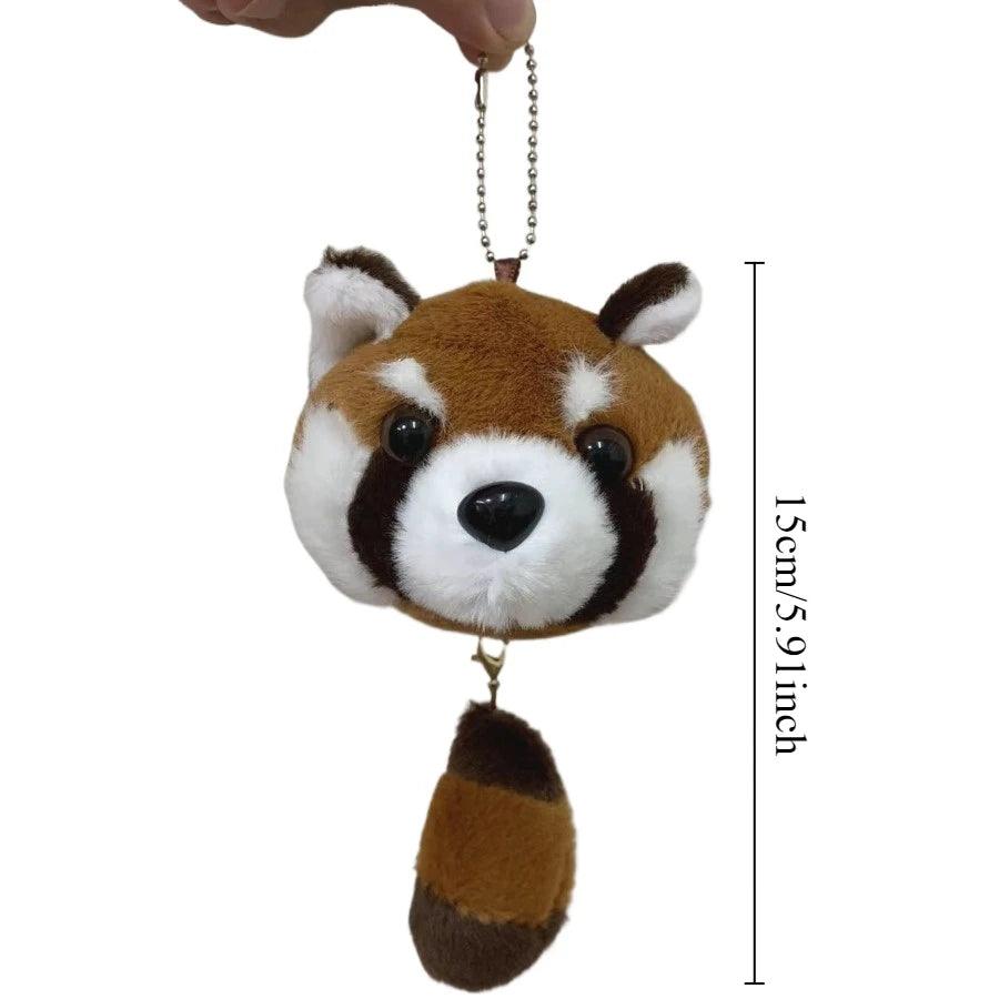 Red Panda Plush Backpack Crossbody Bag Soft Cotton