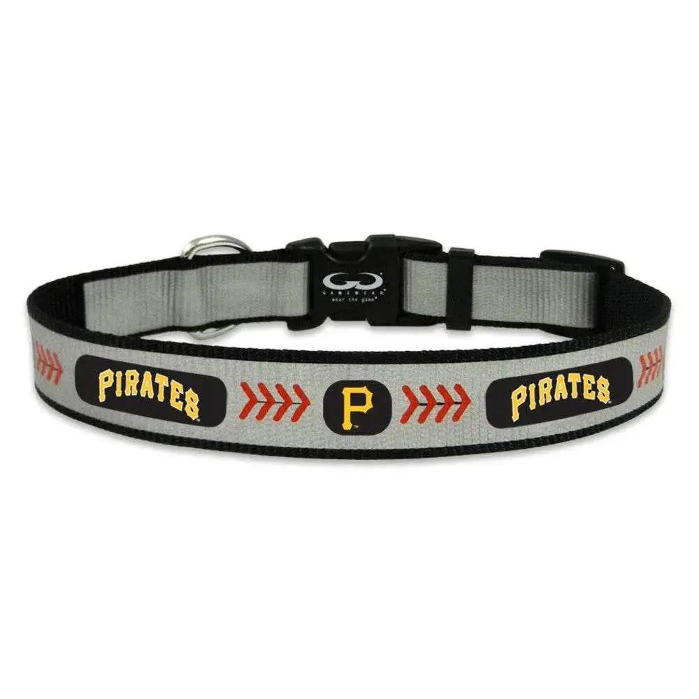 Pittsburgh Pirates Reflective Baseball Pet Collar Large - ToylandEU™