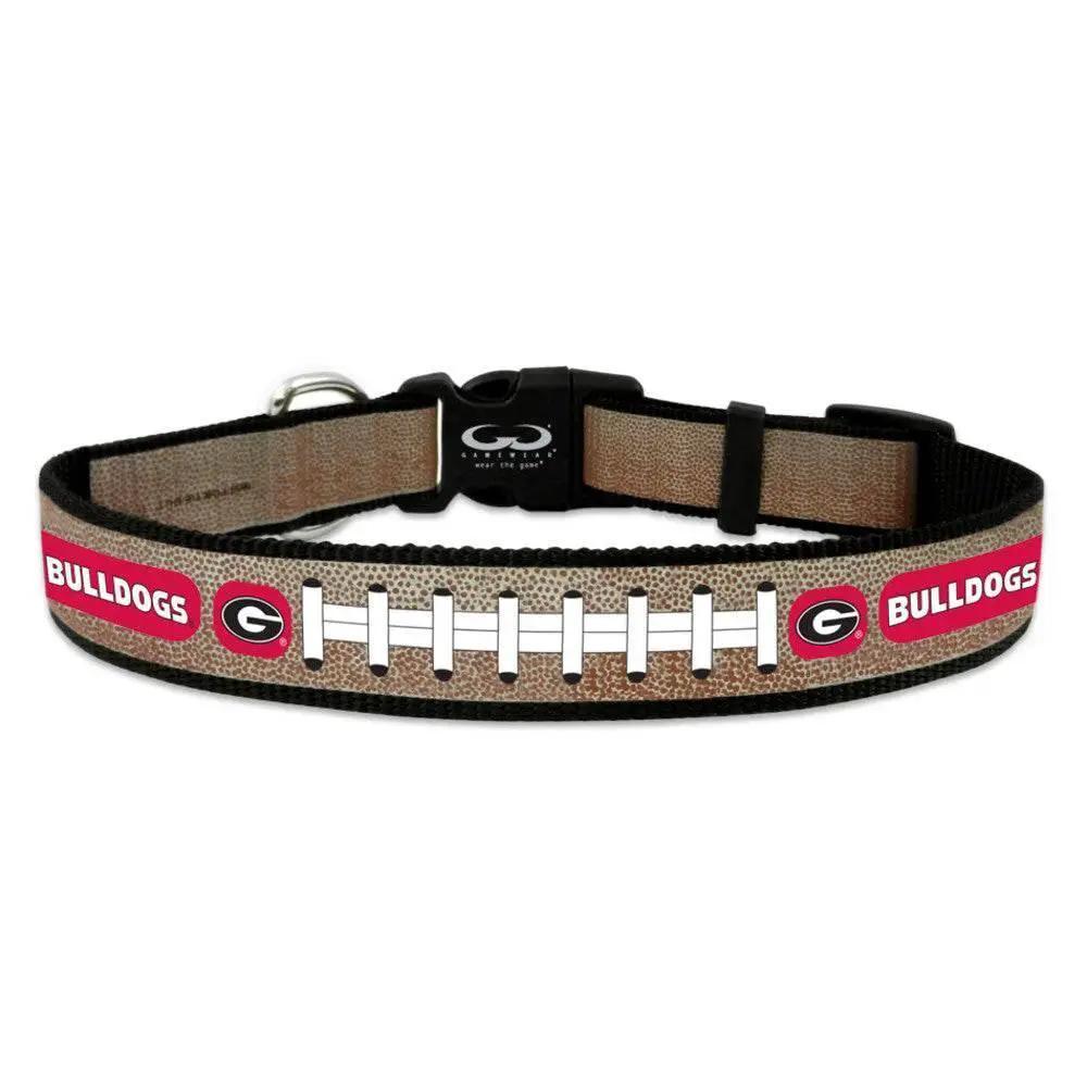 Georgia Bulldogs Reflective Football Pet Collar Size Medium - ToylandEU™