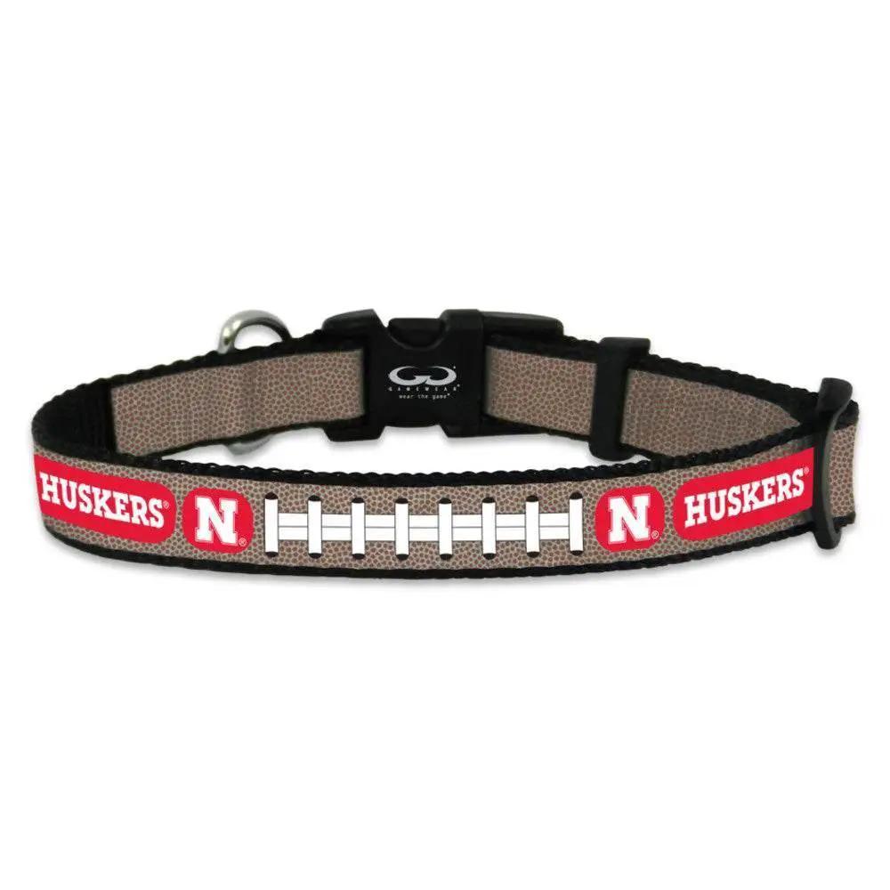 Nebraska Cornhuskers Reflective Football Pet Collar Small - ToylandEU™