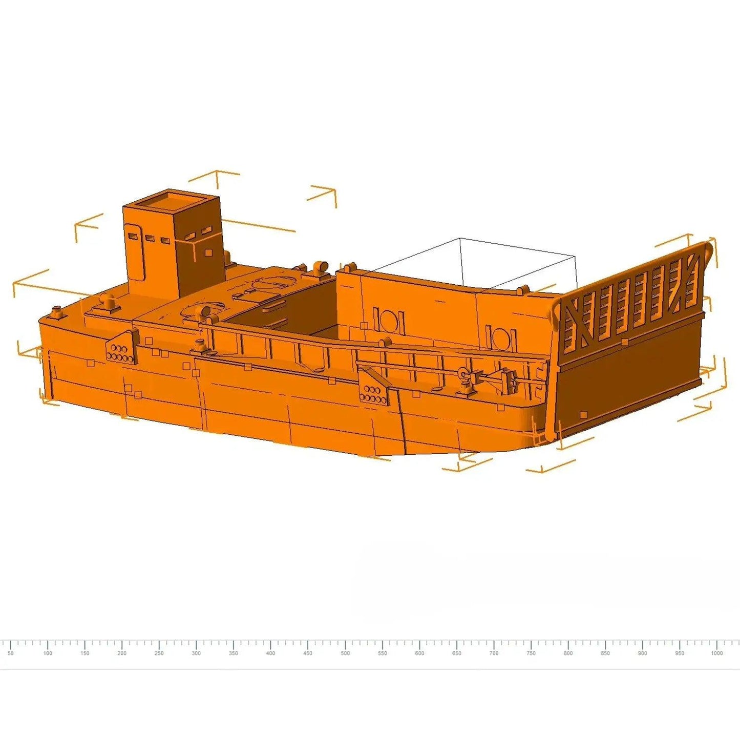 Remote Control Boat 94cm Warship Richly Detailed - ToylandEU™