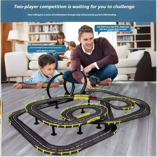 Remote Control Car Two Players Track Racing Toy - ToylandEU™