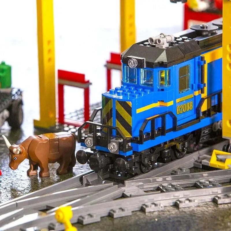 Remote Control Freight Train Building Blocks STEM - ToylandEU™