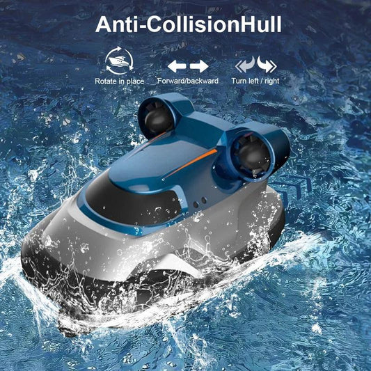 Remote Control Hovercraft | LED Lights | Toylandeu™