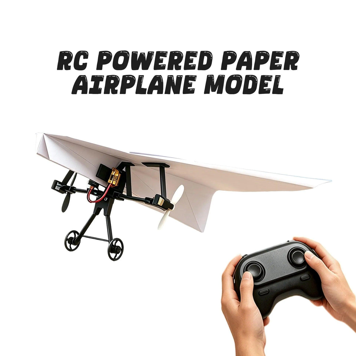 Remote Control Paper Airplane Kit | 2CH | Toylandeu™
